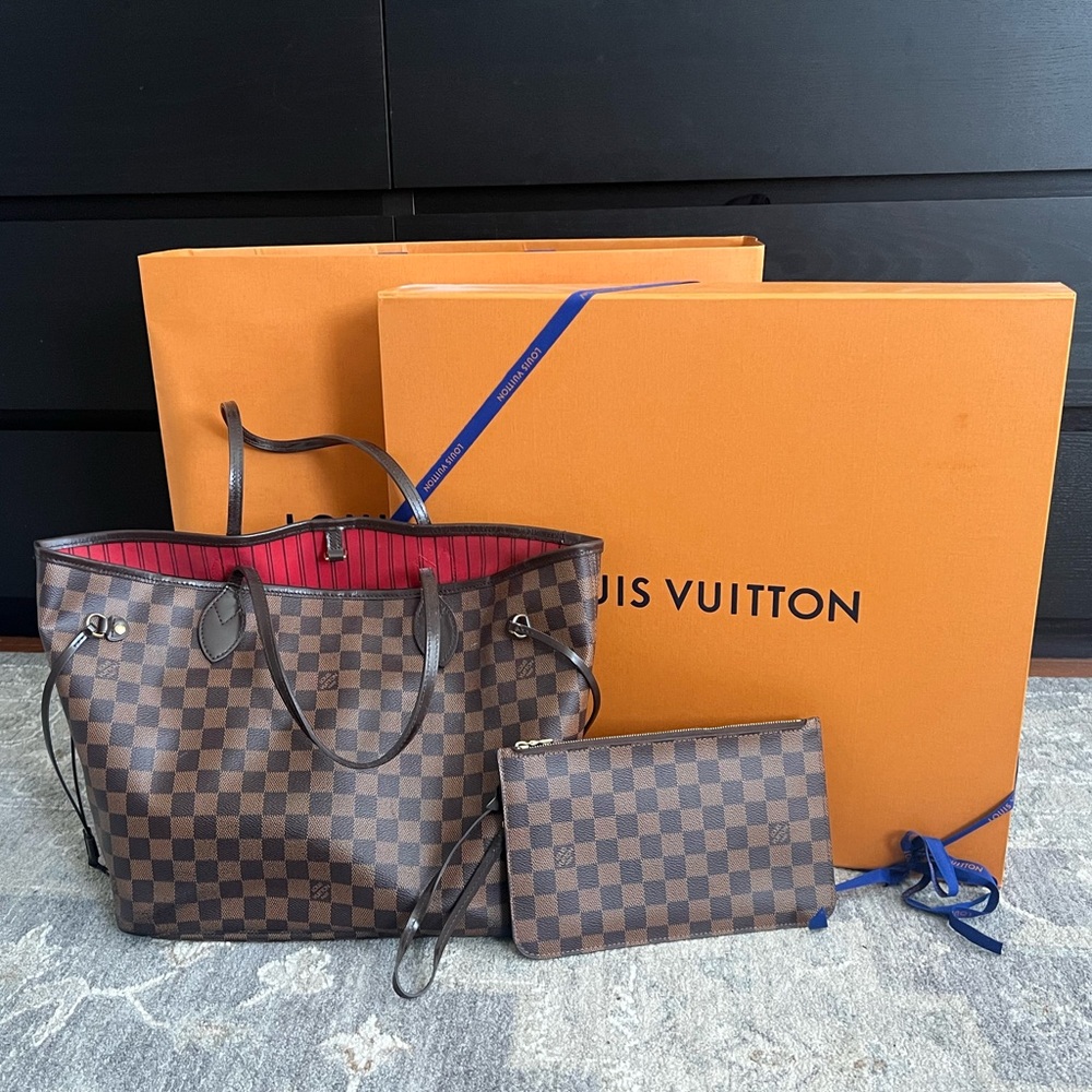 Louis Vuitton Neverfull MM with Matching Tote